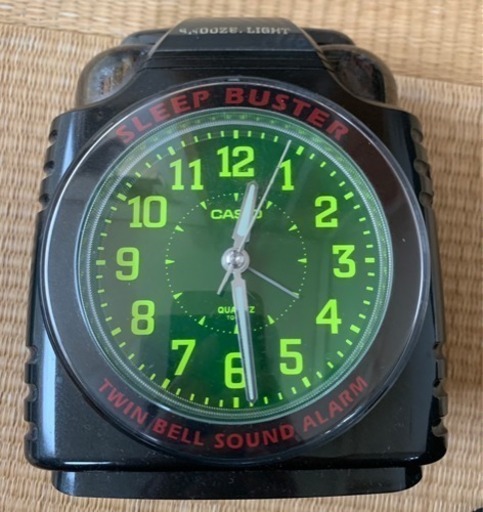 同梱可能 目覚まし時計 カシオ製 ツインベル サウンド大音量 中古品 ワンピース フィギュア 古着 日用雑貨 真空管アンプなど多数出品中です