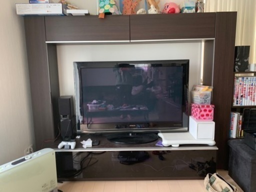 パモウナ社 テレビ台（壁面収納）