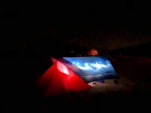 星空 青空タープ ヘキサタープ