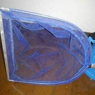 水中メガネ、魚取り網のセット(中古品)の画像