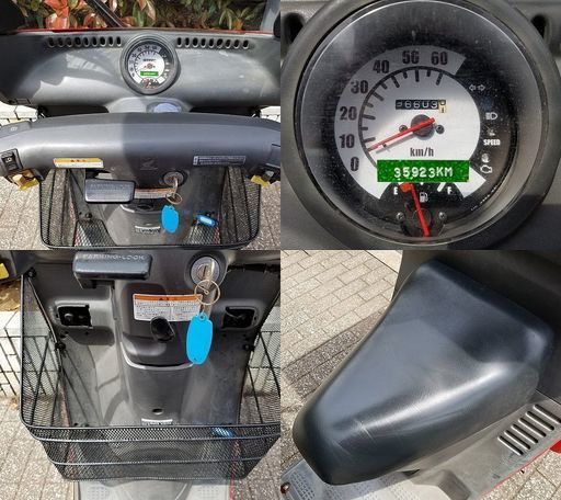 ★赤のPGM-FiジャイロキャノピーTA03《ミニカー》4スト/4サイクル★東京/大田区【下取OK】