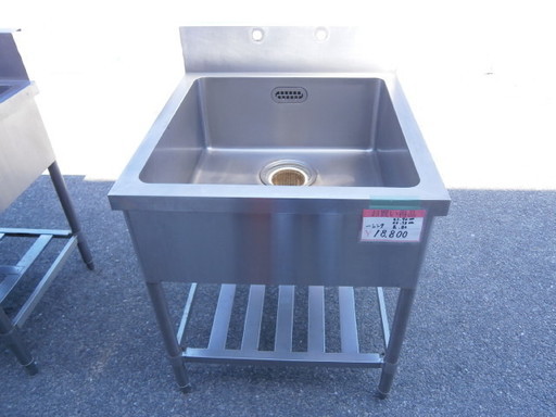 ☆中古品 厨房用品 １槽シンク サイズ：700×750×800㎜☆