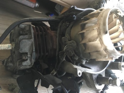 jog実働エンジン！キャブ、zeroマフラー、ホイールタイヤセット！