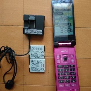 ガラケー  ソフトバンク 932SH 赤