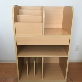 白井産業 マナビア ランドセルラック ナチュラル 中古品
