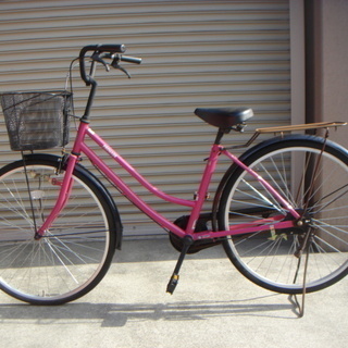 実用車　綺麗です。26インチ自転車 引渡し後直ぐに乗って帰れます。