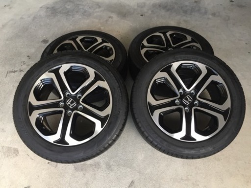 売り切れました。  ヴェゼル 17インチ 純正アルミホイール4本セット（タイヤ付）