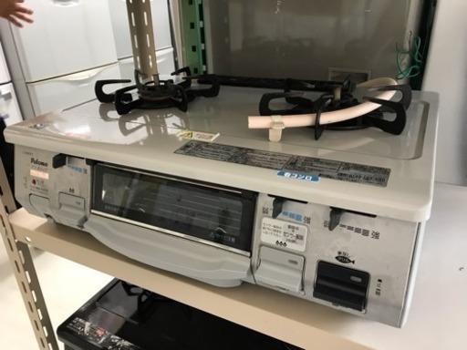 【リサイクルサービス八光　田上店　安心の1か月保証　配達・設置OK】Paloma(パロマ) 【汁受け皿がないのでお手入れ簡単】 右強火力 テーブルコンロ 水なし片面焼グリルシリーズ 都市ガス用 IC-N800V-R