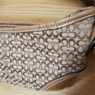 COACH　ミニシグネチャー　バッグの画像