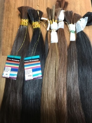 お値下げ‼️最高級 100パーセント人毛 エクステ