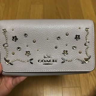 コーチ ビジューミニバックの画像