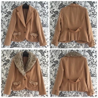 axes femme❤︎超かわいい レースジャケット コート ア...