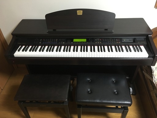 引取り限定 YAMAHA クラビノーバ  CVP-201 ヤマハ  電子ピアノ イス2脚付き