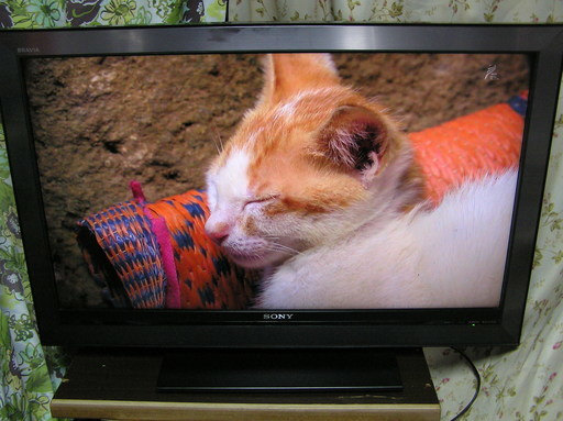 ◇取引終了 40型テレビ☆フルハイビジョンで綺麗 ソニーBRAVIA ■1週間の動作補償します。アクオス世界の亀山モデル☆Toshiyuki Kitaデザイン