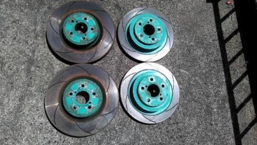 レガシィBP5  ブレーキディスクローターとブレーキホースのセット