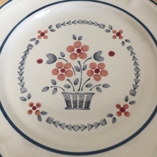 hearthside Cumberland ビンテージ プレート ストーンウェア レトロモダン 北欧 デザインの画像