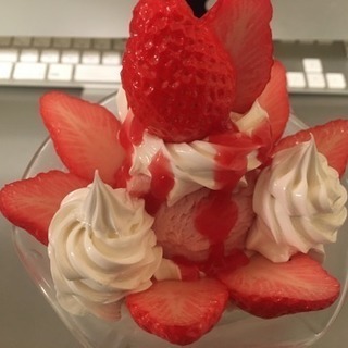 甘党必見！溶けないパフェ✨🍧✨の画像