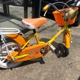 子供用ブリジストン自転車 14インチ(補助輪あり)