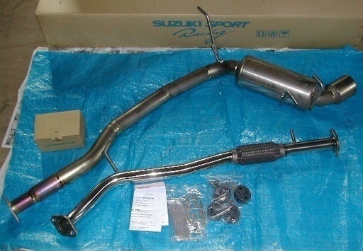 スズキカプチーノ用　SUZUKISPORT(MonsterSport)　TYPE -Tiチタンマフラー＆TYPE Spフロントパイプセット