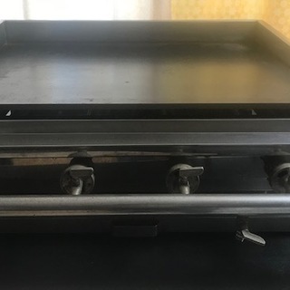 中古  業務用 プロパンガス LPガス用 鉄板焼き機 グリドル ...