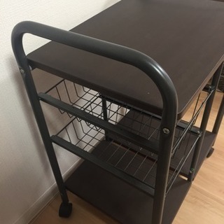 キッチンワゴン キャスター付き①の画像