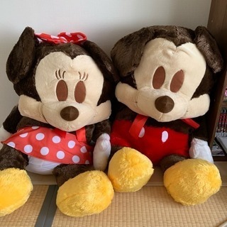 ミッキー&ミニーちゃん 巨体ぬいぐるみ