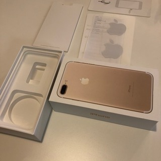 箱のみ。iPhone7plus Gold 128GBの画像