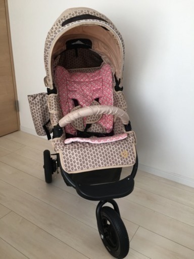 SOULEIADO × AirBuggy COCO BRAKE（ソレイアード×エアバギーココ ブレーキ）ベージュ【ベビーカー】