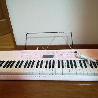 CASIO LK-115 光ナビゲーション電子キーボード 61鍵...