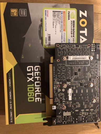  ZOTAC GeForce GTX 1060 6GB Single Fan