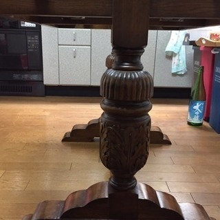 アンティーク ダイニングテーブルお譲りします！の画像