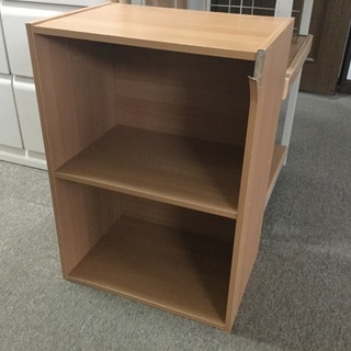 中古 傷あり 2段カラーボックス