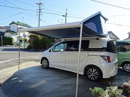 サイドオーニング2.5m 使用1回 アメリカCarefree社