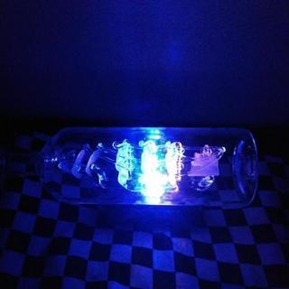 ✨非売品✨光るLEDボトルシップ✨動作確認済✨の画像