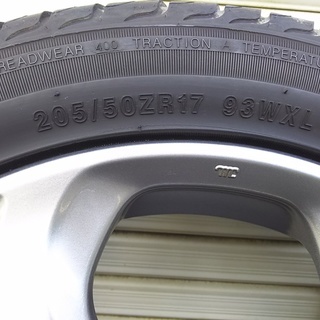 HONDA 純正17インチアルミホイール 205/50R17 4本セットの画像