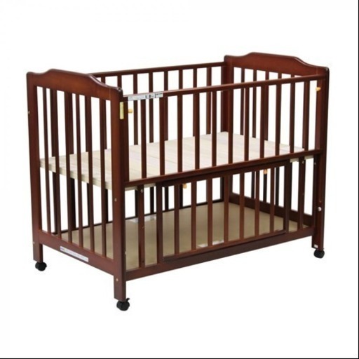 Katoji ベビーベッド, Boori マットレス、IKEAシーツ3組付き