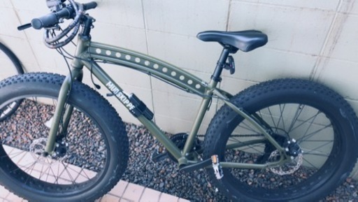 【受け渡し先決定】ファットバイク 26インチ 21段変速 使用年数一年