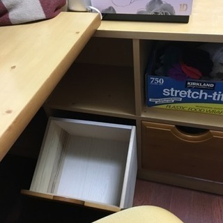 値下げ♡学習机 椅子 付きの画像