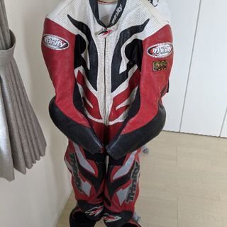 レーシングスーツ、革ツナギ／トリニティー、サイズL