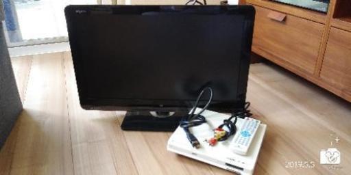 SHARP 22インチテレビ＆DVDデッキ