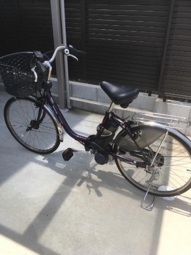 パナソニック電動アシスト自転車26インチビビDX美品。