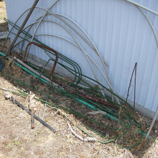 (話し合い中)園芸好きな方にいかがと思いまして、庭にある陶器製の植木鉢やプラスチックの鉢とイボ竹を無料で差し上げます。の画像