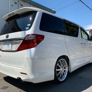 後期 アルファード 240S タイプゴールド テイン車高調 ワーク グノーシス  20インチアルミホイール 両側パワースライド パワーバックドア 大型フリップダウンモニター 低走行の画像