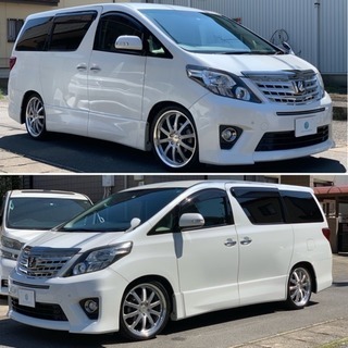 後期 アルファード 240S タイプゴールド テイン車高調 ワー...