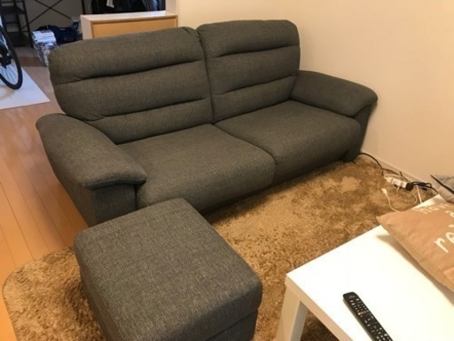 3人がけソファー(オッドマン付き)