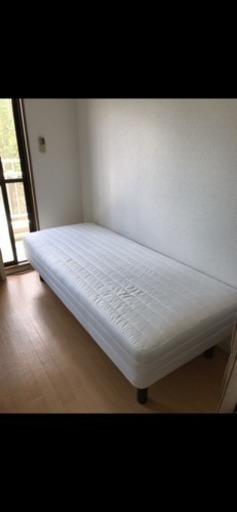MUJI 無印良品 シングルベッド 脚付きマットレス