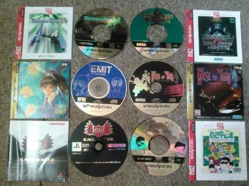 サターンゲーム×5　プレステゲーム×1