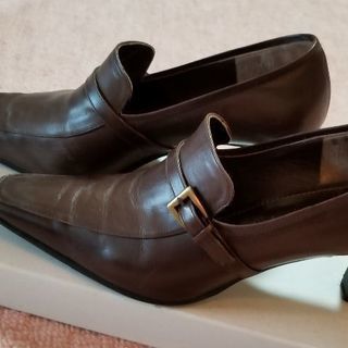 【靴】茶色パンプス23区 22.5㎝