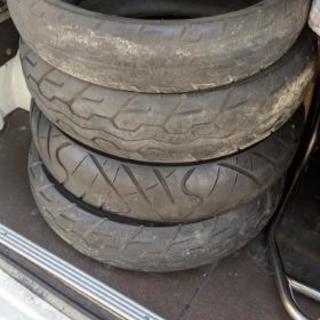 バイク 17インチタイヤ4 本 110*1、140*2、150*1