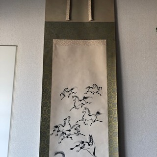 馬の掛け軸 7日の12時に来られる方限定です！の画像